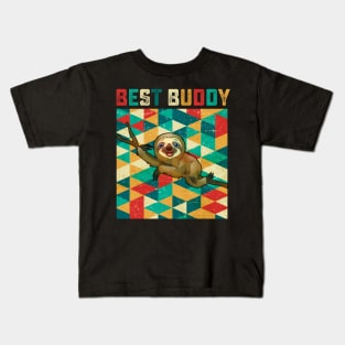 Best Buddy Sloth Kids T-Shirt